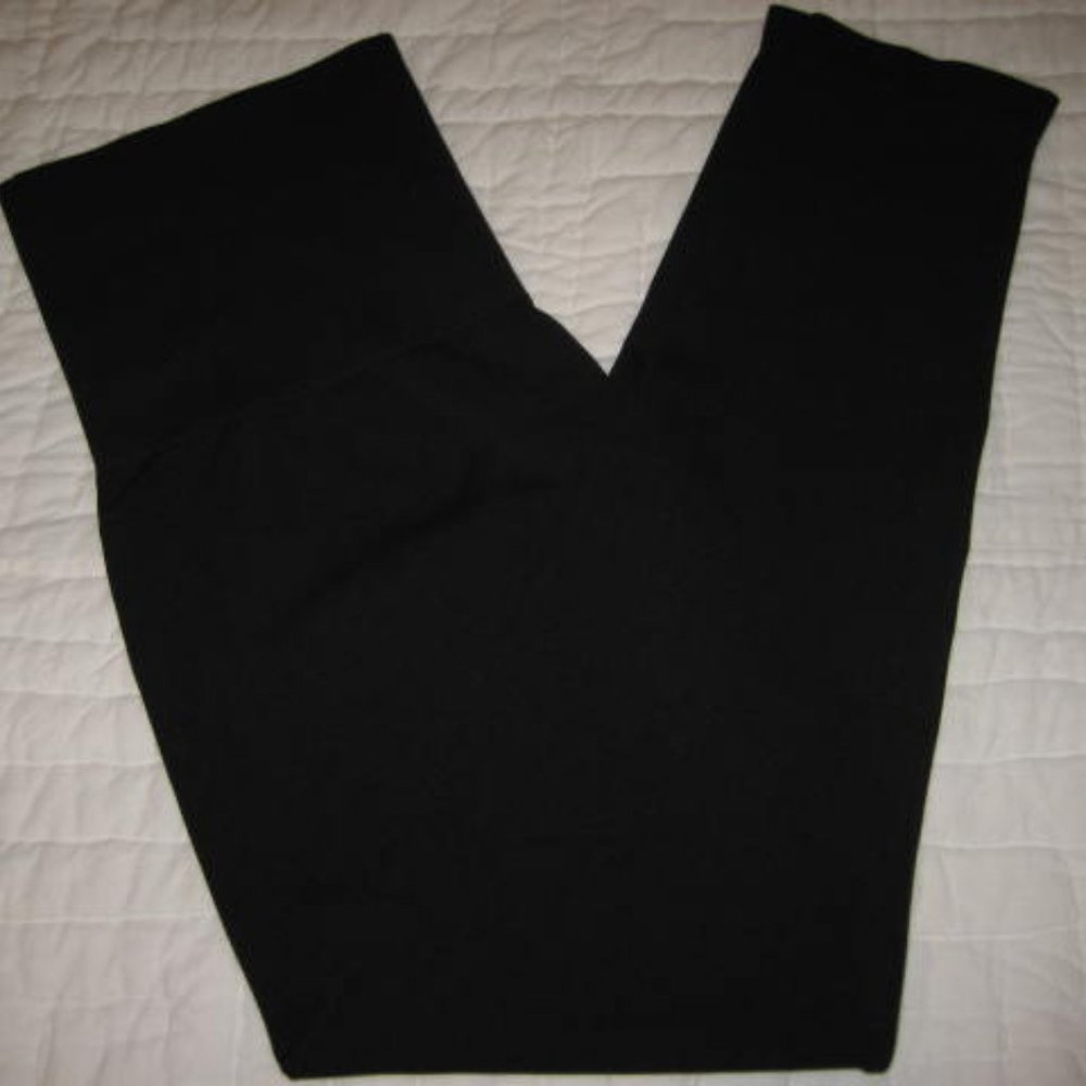 Chicos Soma Ankle Leggings NWOT Slimming Black XXL Live Lounge Wear Group Pull - Picture 8 of 12